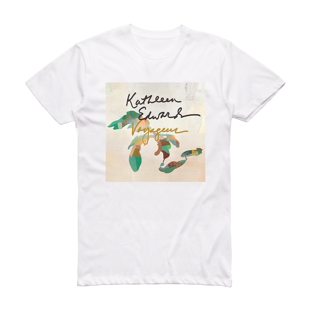 Kathleen Edwards Voyageur Album Cover T Shirt White