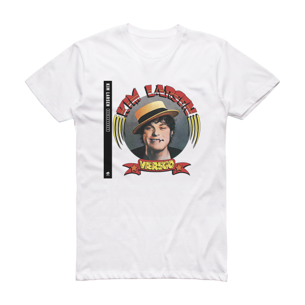 Kim Larsen Vrsgo Album Cover T-Shirt White