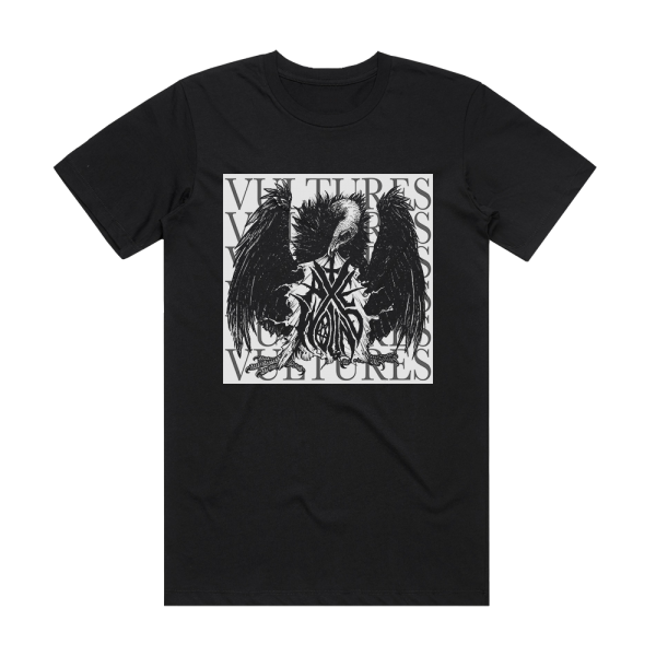 AxeWound Vultures Album Cover T-Shirt Black