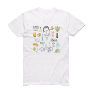 Mr Polska Waardevolle Gezelligheid Album Cover T-Shirt White