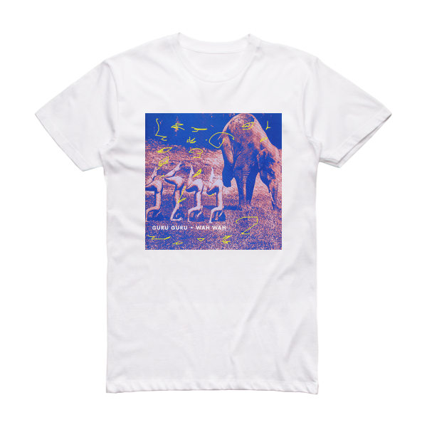 Guru Guru Wah Wah Album Cover T-Shirt White