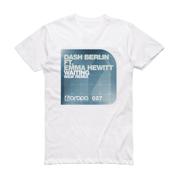 Dash Berlin Waiting 1 Album Cover T-Shirt White