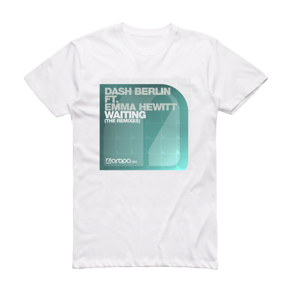 Dash Berlin Waiting The Remixes Album Cover T-Shirt White