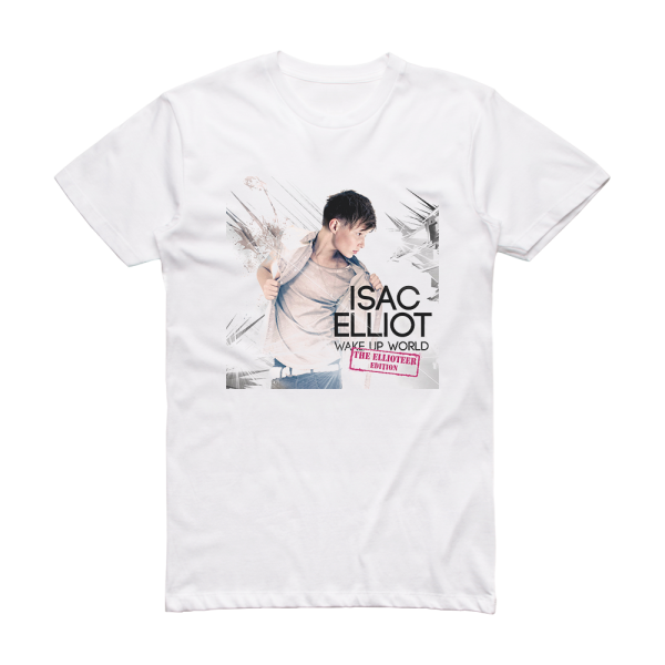 Isac Elliot Wake Up World Album Cover T-Shirt White