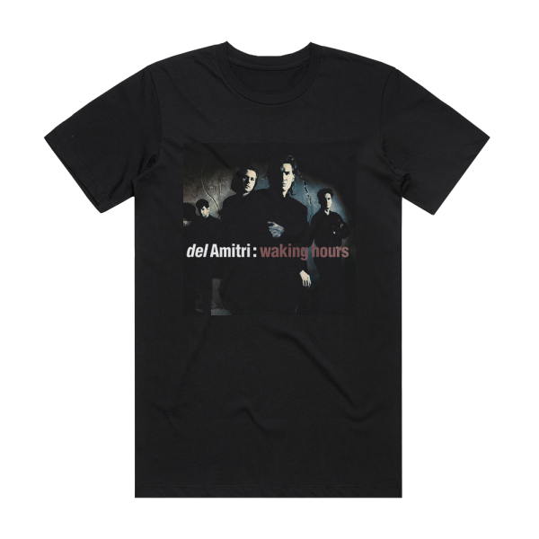 Del Amitri Waking Hours Album Cover T-Shirt Black