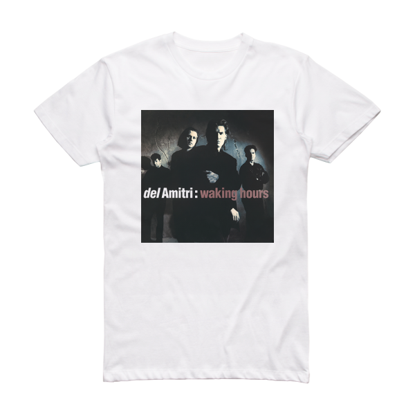 Del Amitri Waking Hours Album Cover T-Shirt White