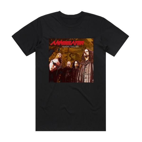 Annihilator Waking The Fury Album Cover T-Shirt Black