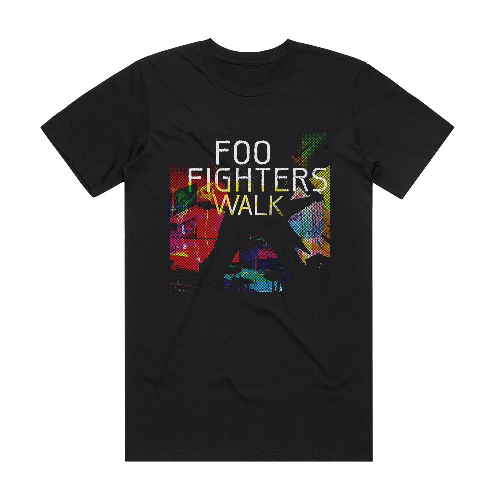Foo Fighters Walk Album Cover T Shirt Black Album Cover T Shirts
