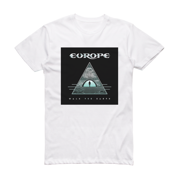 Europe Walk The Earth 1 Album Cover T-Shirt White