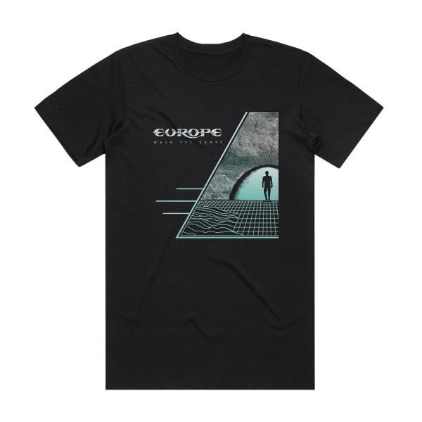 Europe Walk The Earth 2 Album Cover T-Shirt Black