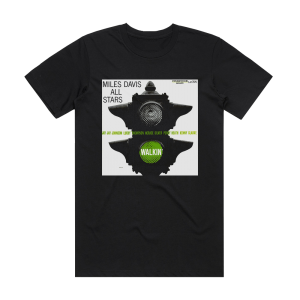 Miles Davis All Stars Walkin Album Cover T-Shirt Black
