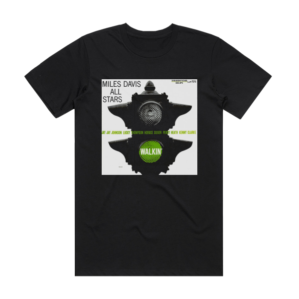 Miles Davis All Stars Walkin Album Cover T-Shirt Black
