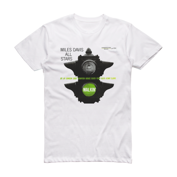 Miles Davis All Stars Walkin Album Cover T-Shirt White