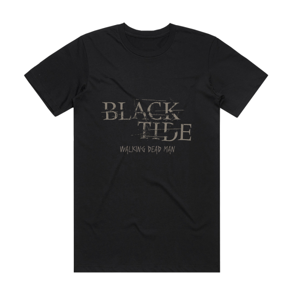 Black Tide Walking Dead Man Album Cover T-Shirt Black