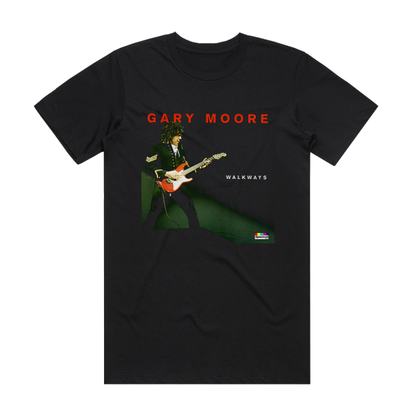 Gary Moore Walkways Album Cover T-Shirt Black