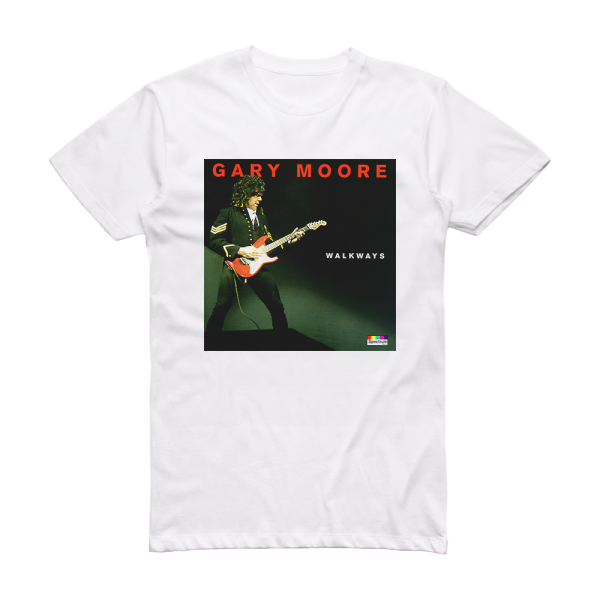 Gary Moore Walkways Album Cover T-Shirt White