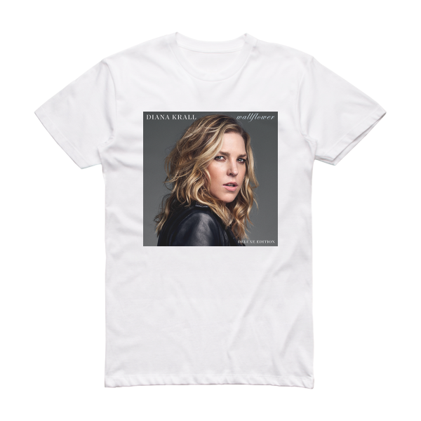 Diana Krall Wallflower 1 Album Cover T-Shirt White