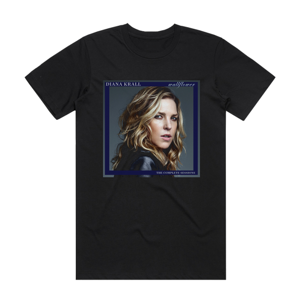 Diana Krall Wallflower 2 Album Cover T-Shirt Black