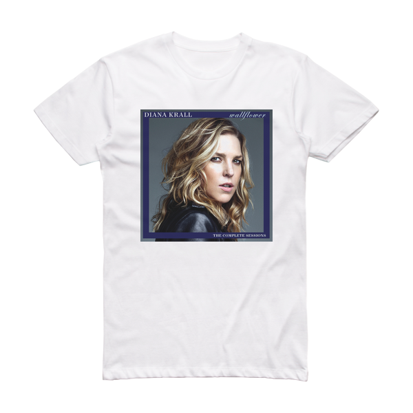 Diana Krall Wallflower 2 Album Cover T-Shirt White