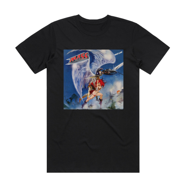 Mass War Law Album Cover T-Shirt Black
