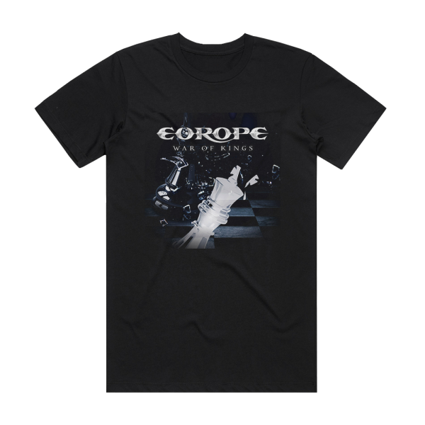 Europe War Of Kings Album Cover T-Shirt Black