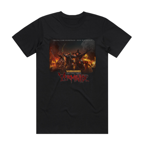 Jesper Kyd Warhammer End Times  Vermintide Soundtrack Album Cover T-Shirt Black