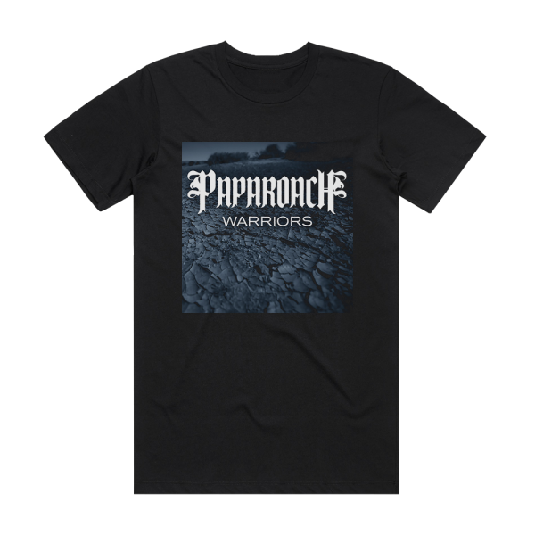 Papa Roach Warriors Album Cover T-Shirt Black