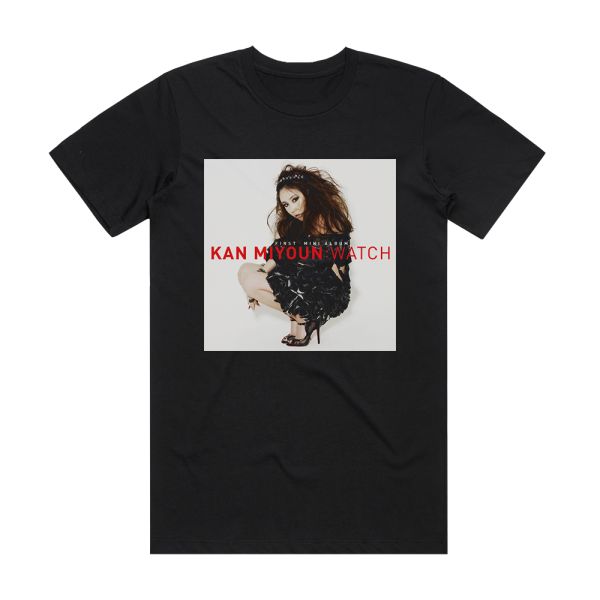 Mi Youn Kan Watch Album Cover T-Shirt Black