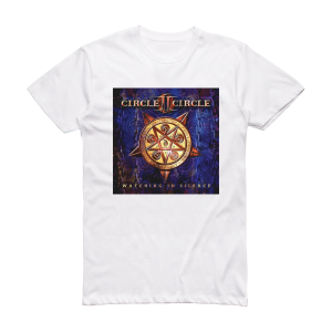 Circle II Circle Watching In Silence Album Cover T-Shirt White