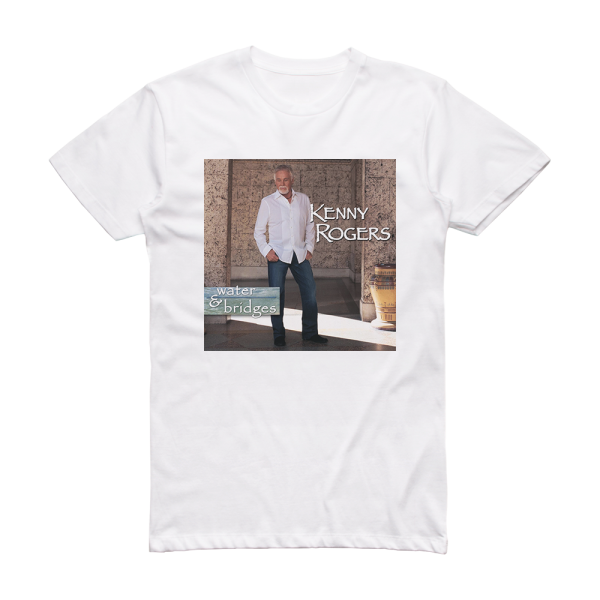 Kenny Rogers Water Bridges Album Cover T-Shirt White