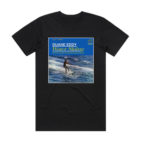 Duane Eddy Water Skiing Album Cover T-Shirt Black