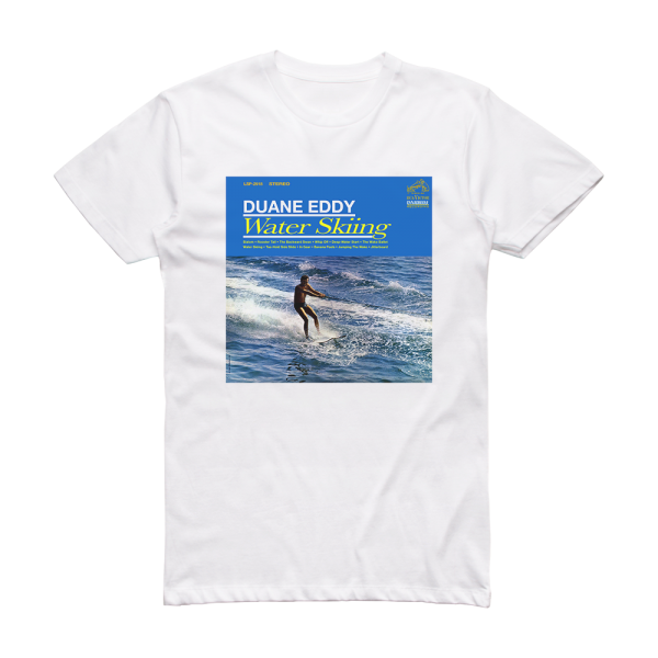Duane Eddy Water Skiing Album Cover T-Shirt White