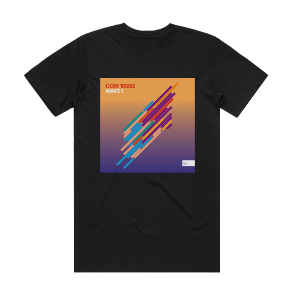 Com Truise Wave 1 Album Cover T-Shirt Black