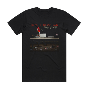 Brock Berrigan Way Of Life Album Cover T-Shirt Black