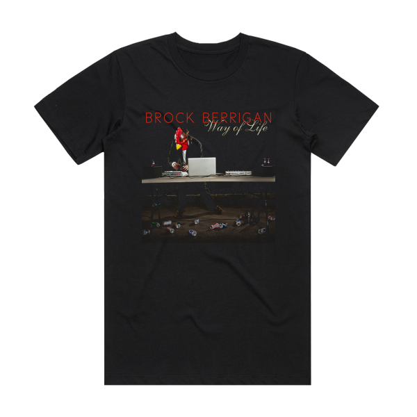 Brock Berrigan Way Of Life Album Cover T-Shirt Black