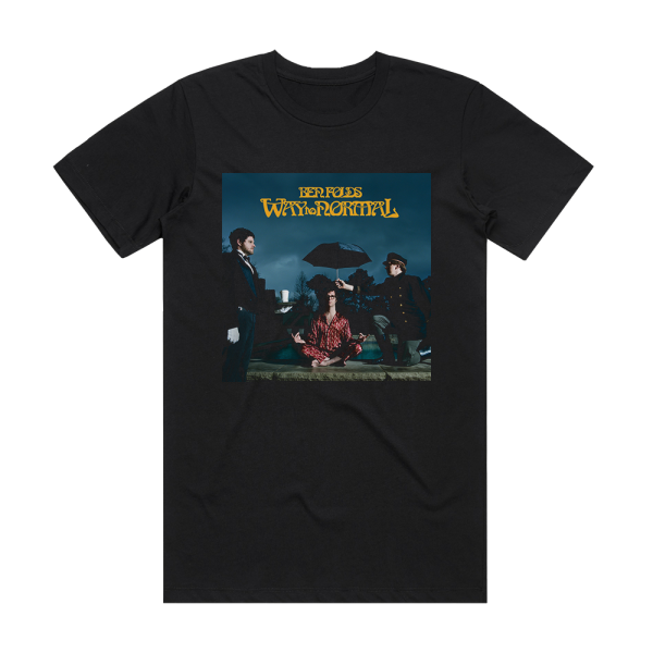 Ben Folds Way To Normal 1 Album Cover T-Shirt Black