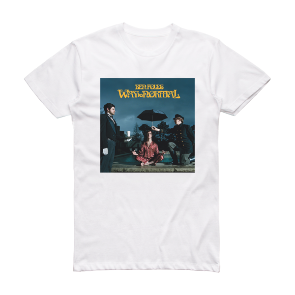 Ben Folds Way To Normal 1 Album Cover T-Shirt White