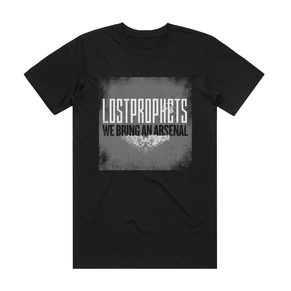 Lostprophets We Bring An Arsenal Album Cover T-Shirt Black – ALBUM ...
