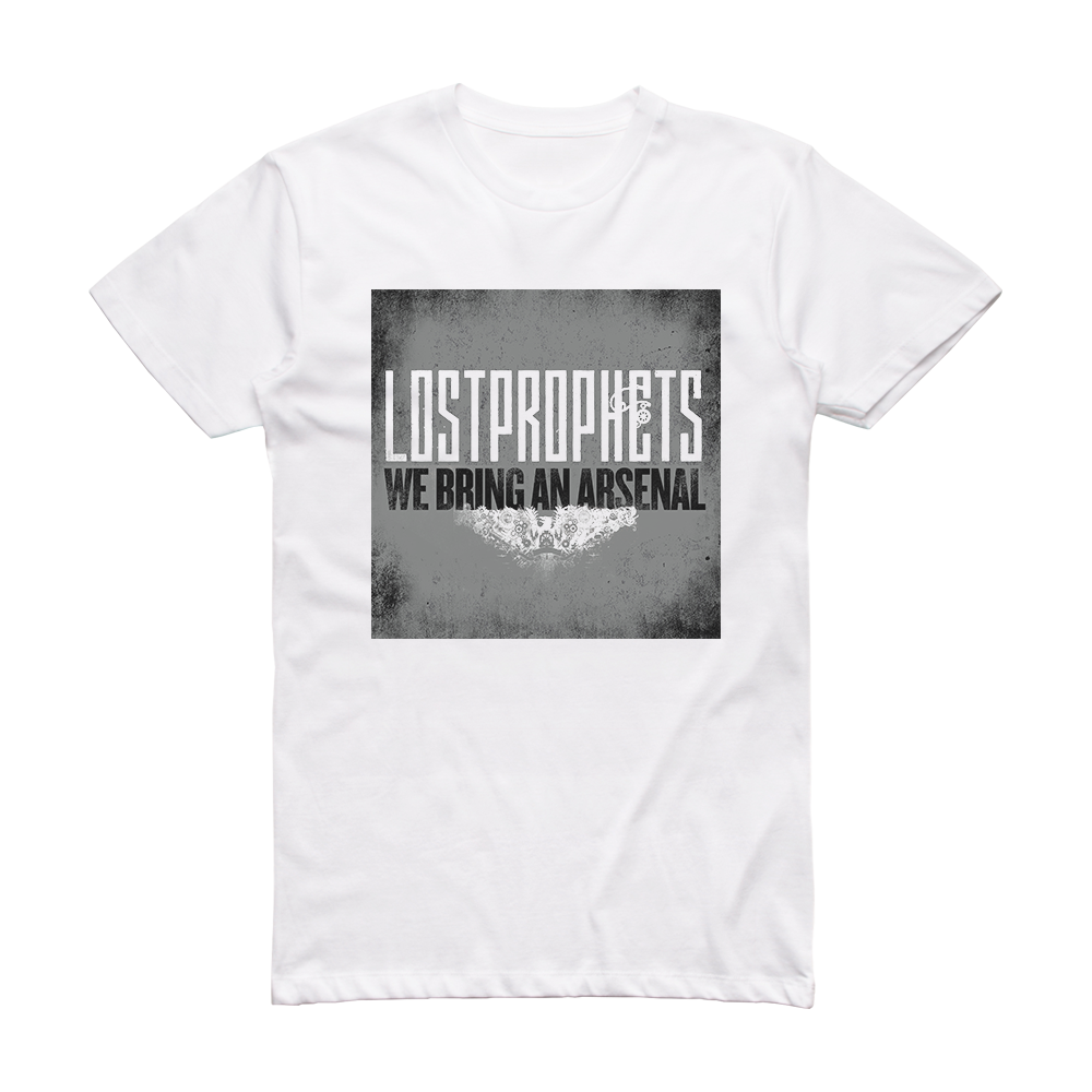 Lostprophets We Bring An Arsenal Album Cover T-Shirt White – ALBUM ...