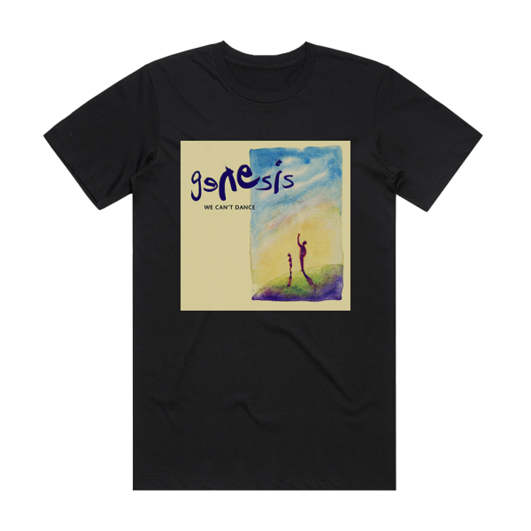 Genesis We Cant Dance 1 Album Cover T-Shirt Black