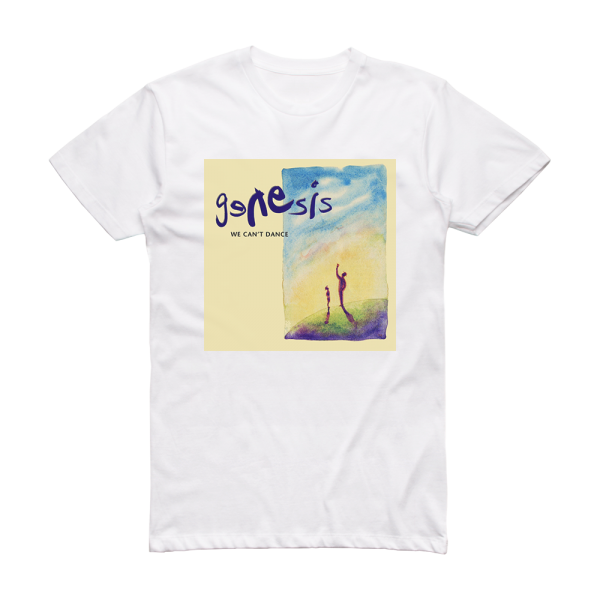 Genesis We Cant Dance 1 Album Cover T-Shirt White