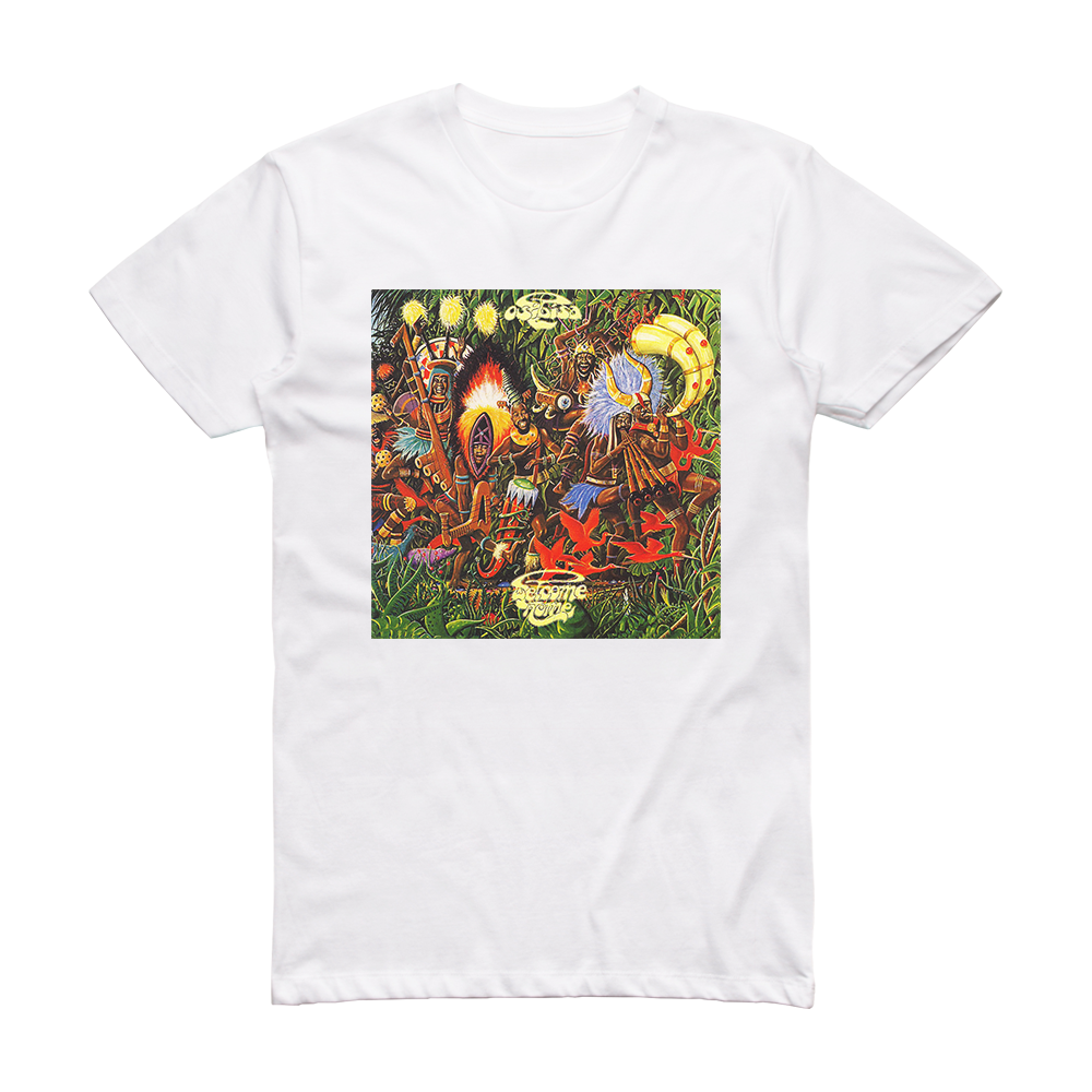 Osibisa Welcome Home Album Cover T-Shirt White – ALBUM COVER T-SHIRTS
