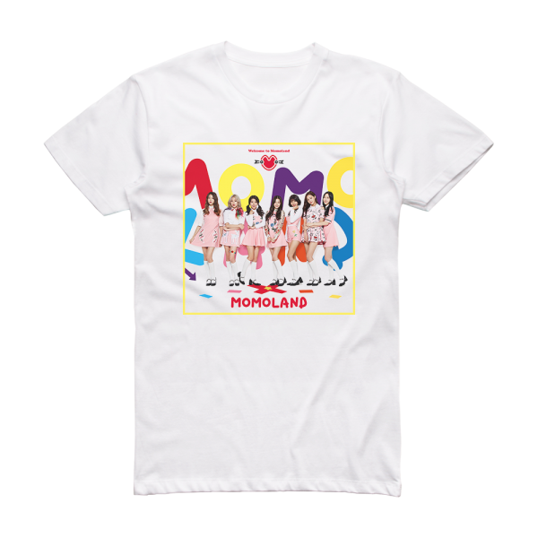 MOMOLAND Welcome To Momoland Album Cover T-Shirt White