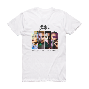 Neon Jungle Welcome To The Jungle Album Cover T-Shirt White