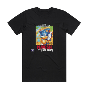 Nmesh Welcome To Warp Zone Album Cover T-Shirt Black