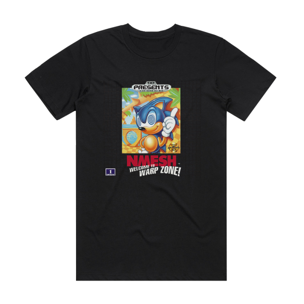 Nmesh Welcome To Warp Zone Album Cover T-Shirt Black