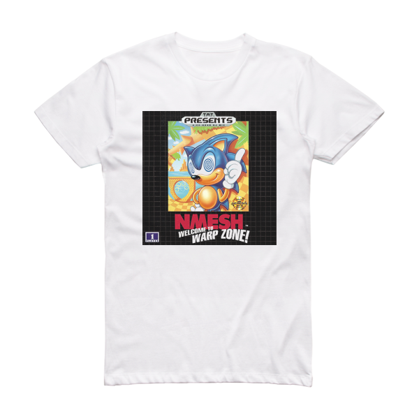 Nmesh Welcome To Warp Zone Album Cover T-Shirt White