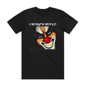 Megaherz Wer Bist Du Album Cover T-Shirt Black