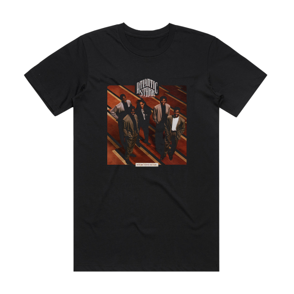 Atlantic Starr Were Movin Up Album Cover T-Shirt Black