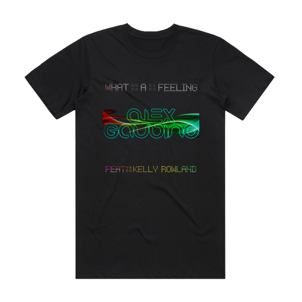 Alex Gaudino What A Feeling 1 Album Cover T-Shirt Black